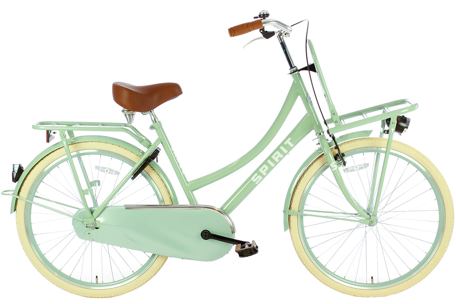 album Overname Leraren dag Spirit Cargo Groen 26 inch(wordt 100% rijklaar geleverd) - Bike 2 Bike