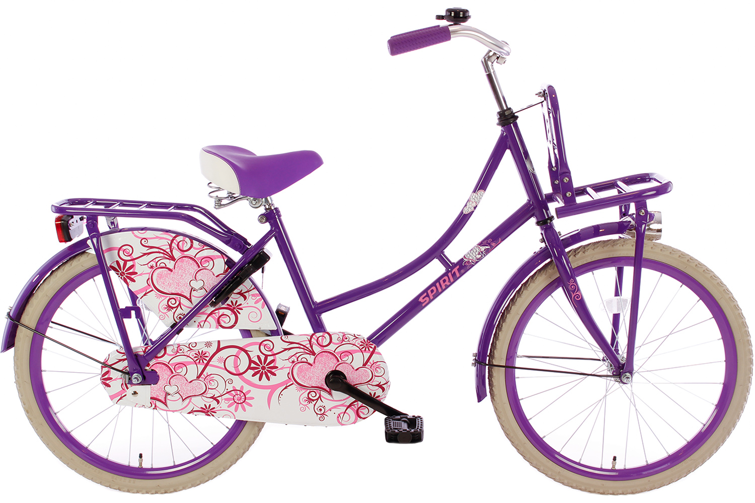 zacht Dhr troosten Spirit Omafiets Paars 24 inch(wordt 100%rijklaar geleverd) - Bike 2 Bike
