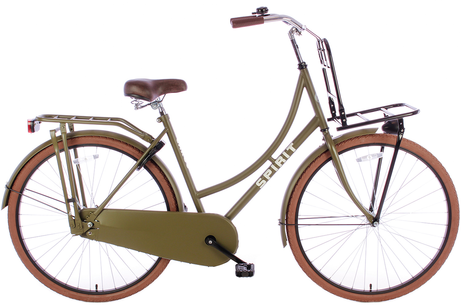 gastvrouw Keizer onenigheid Spirit Omafiets Deluxe Plus Mat-Groen 28 inch - Bike 2 Bike