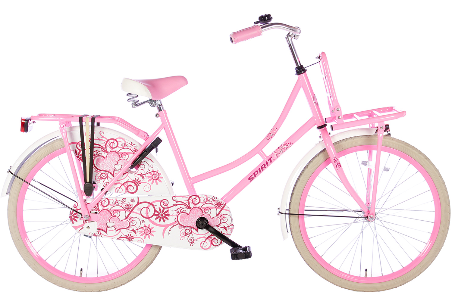 corruptie uitvoeren Schurend Spirit Omafiets Roze 24 inch(wordt 100%rijklaar geleverd) - Bike 2 Bike