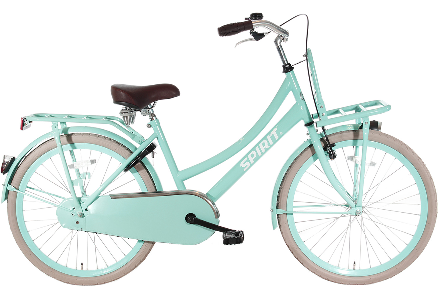 Stemmen wapen Bijzettafeltje SPIRIT CARGO MEISJESFIETS TURQUOISE 26 INCH(wordt 100% rijklaar geleverd) -  Bike 2 Bike