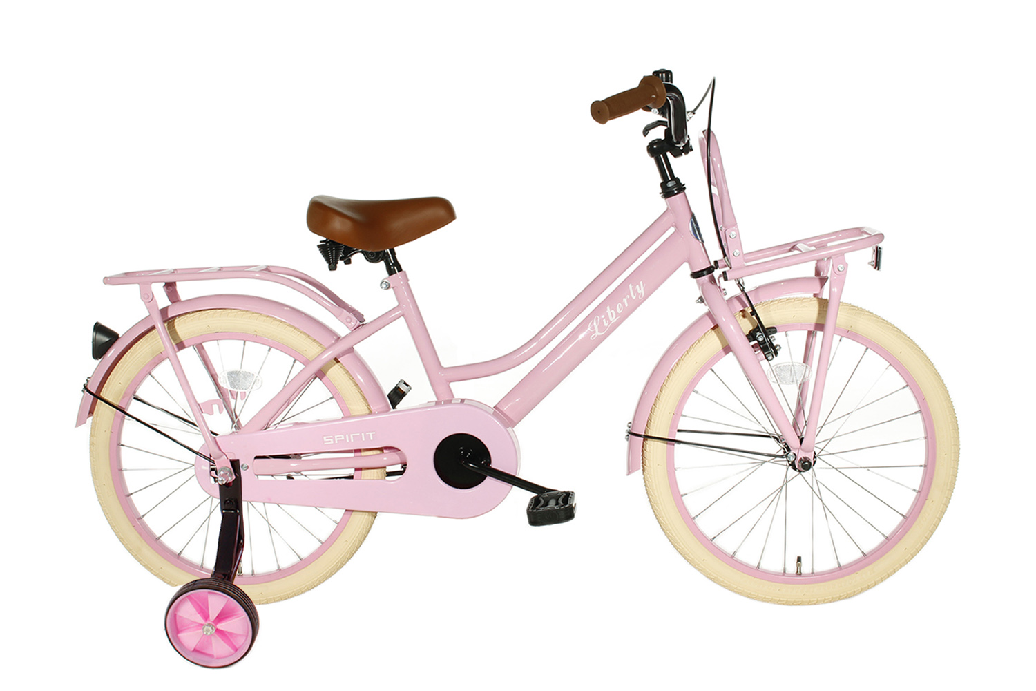 SPIRIT MEISJESFIETS ROZE 16 INCH (100% rijklaar) - Bike 2