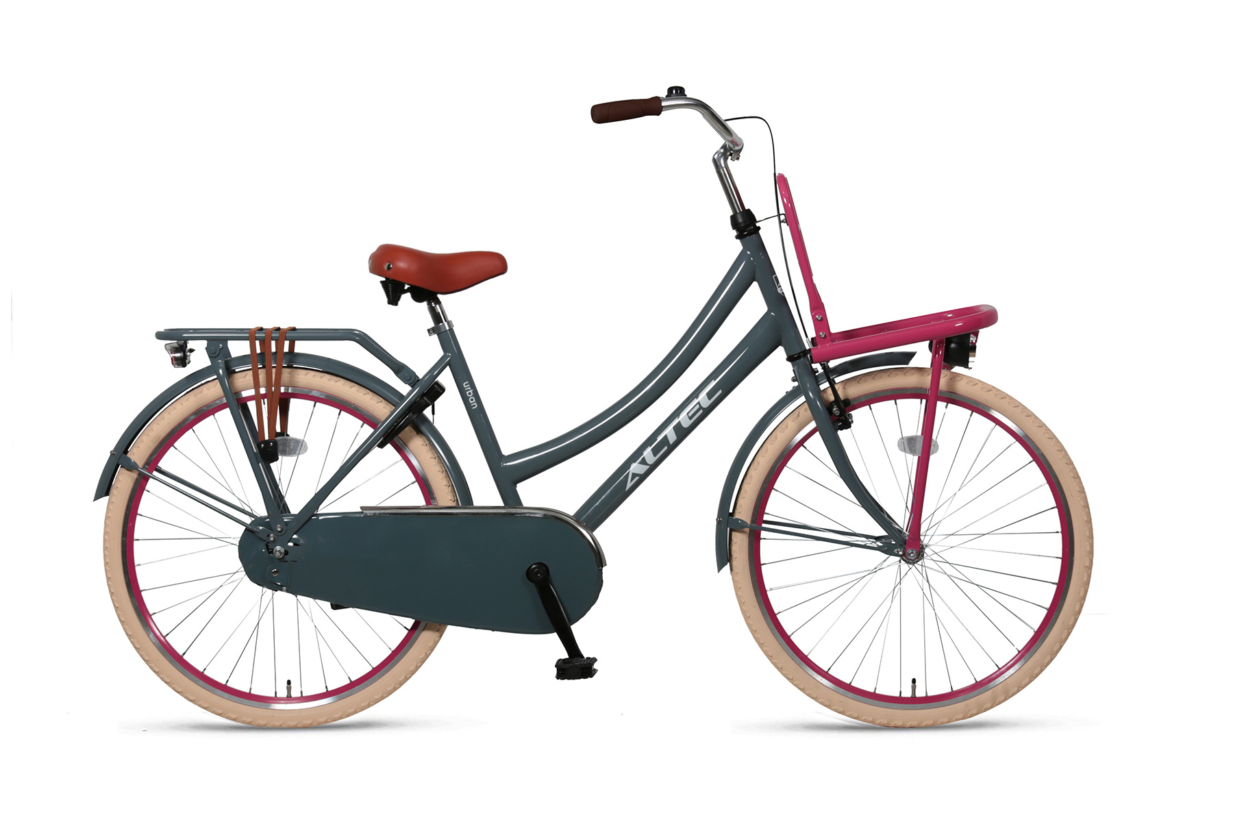 Waar Handboek oven Altec Urban Transportfiets 24 inch Gray/Pink(100% rijklaar) - Bike 2 Bike