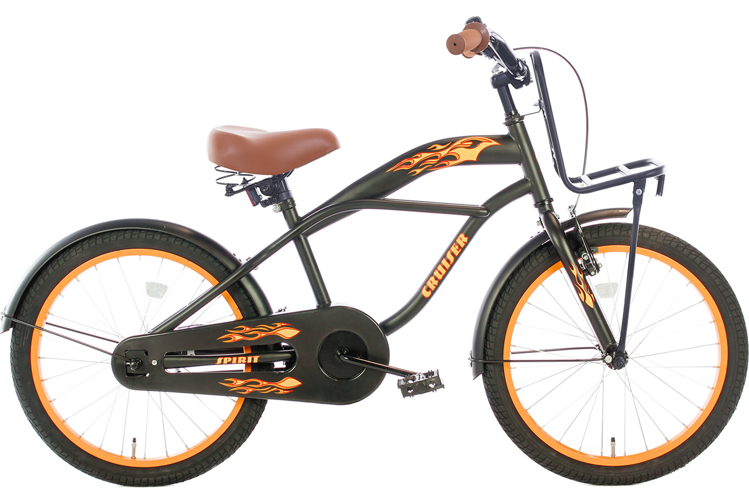 CRUISER PLUS ORANJE 22 INCH(wordt 100% rijklaar geleverd) - Bike 2 Bike