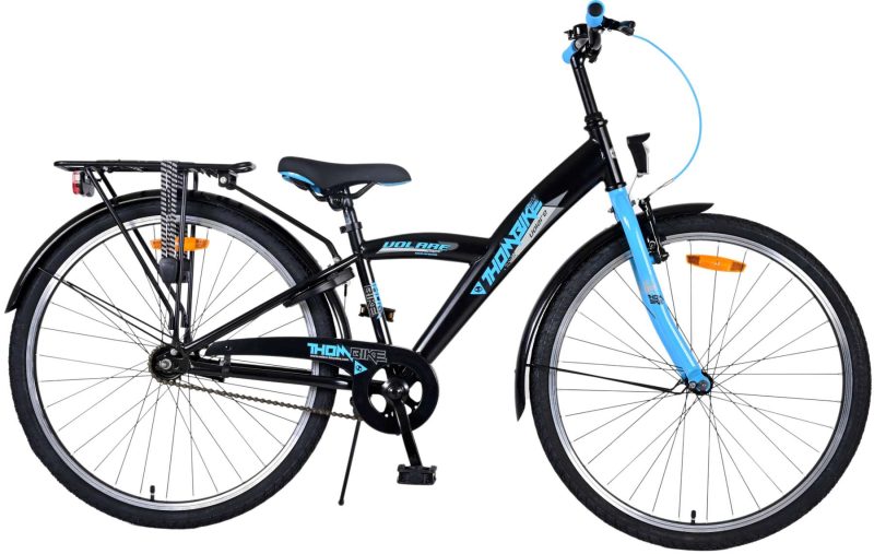 Volare Thombike Kinderfiets - Jongens - 26 inch - Zwart Blauw  (100% rijklaar)