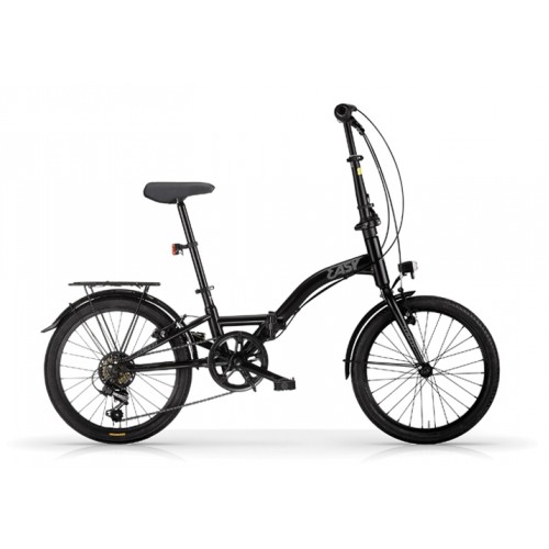 MBM Easy 20 inch Vouwfiets 6sp mat Zwart