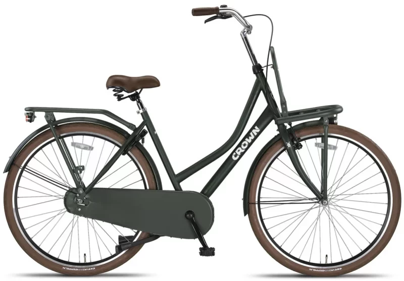 Crown Holland Transportfiets Dames 28 inch  Army Green