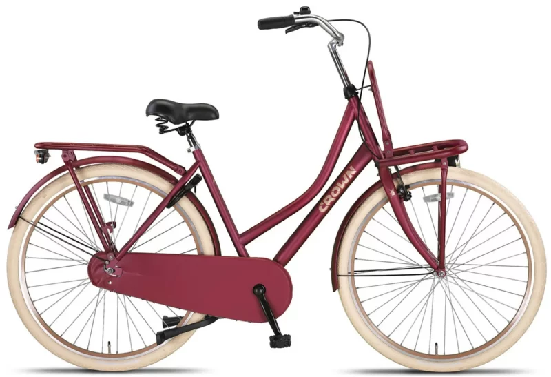 Crown Holland Transportfiets Dames 28 inch 53cm Maroon