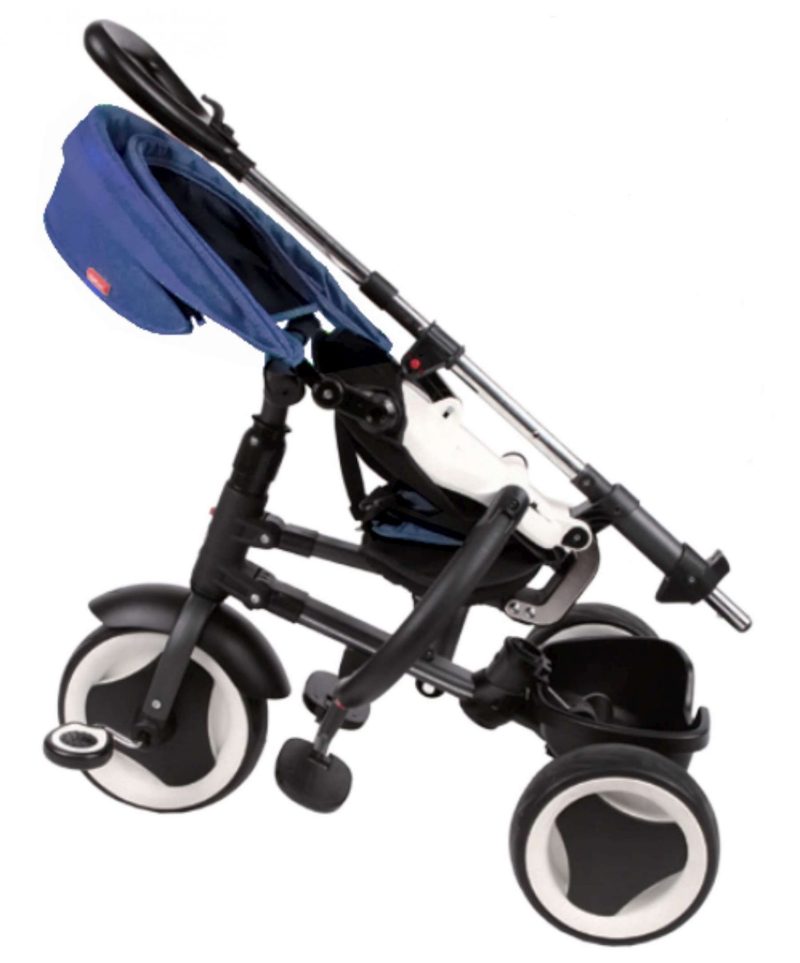 QPlay Driewieler Rito 3 in 1 - Jongens en Meisjes - Blauw - Deluxe
