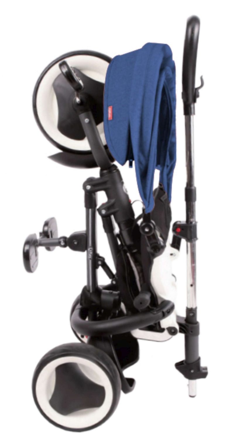 QPlay Driewieler Rito 3 in 1 - Jongens en Meisjes - Blauw - Deluxe