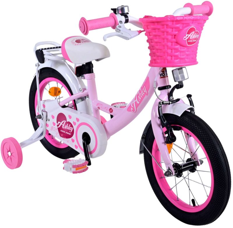 Volare Ashley Kinderfiets - Meisjes - 14 inch - Roze
