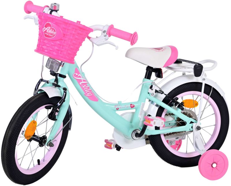 Volare Ashley Kinderfiets - Meisjes - 14 inch - Groen - Twee Handremmen
