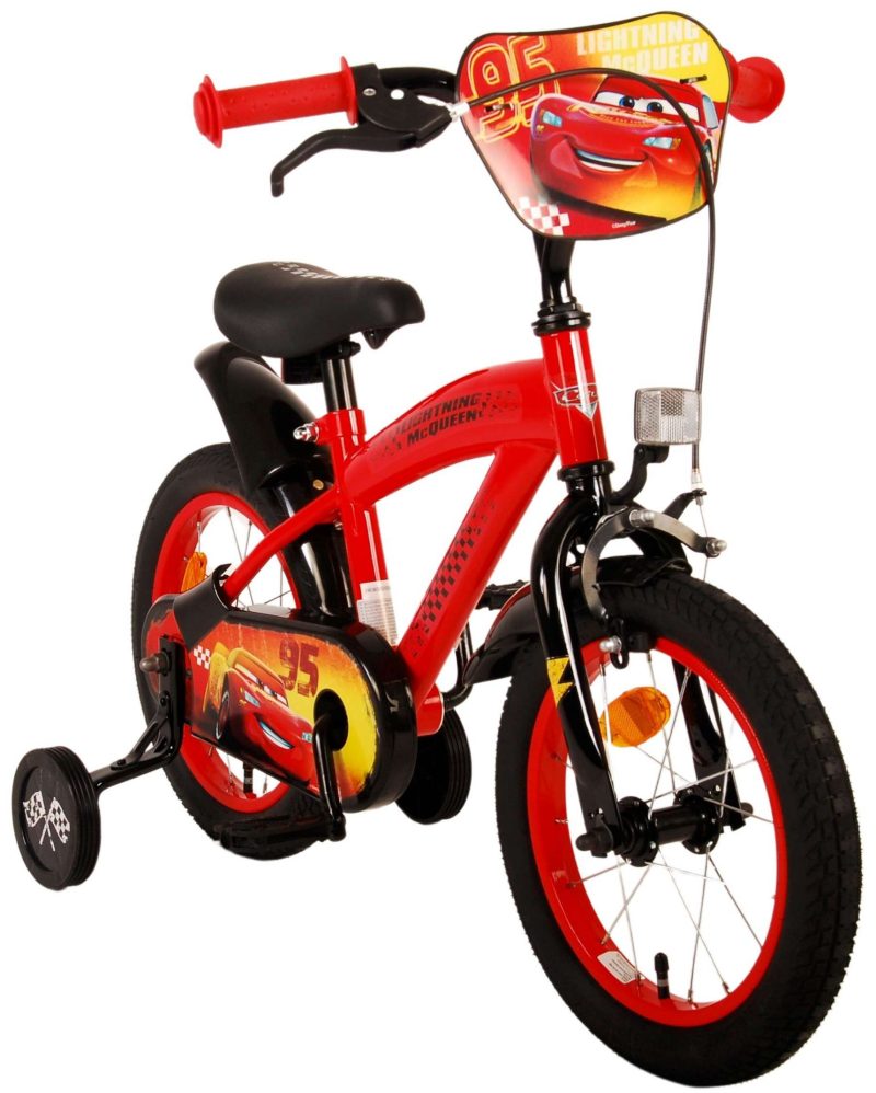Disney Cars Kinderfiets - Jongens - 14 inch - Rood