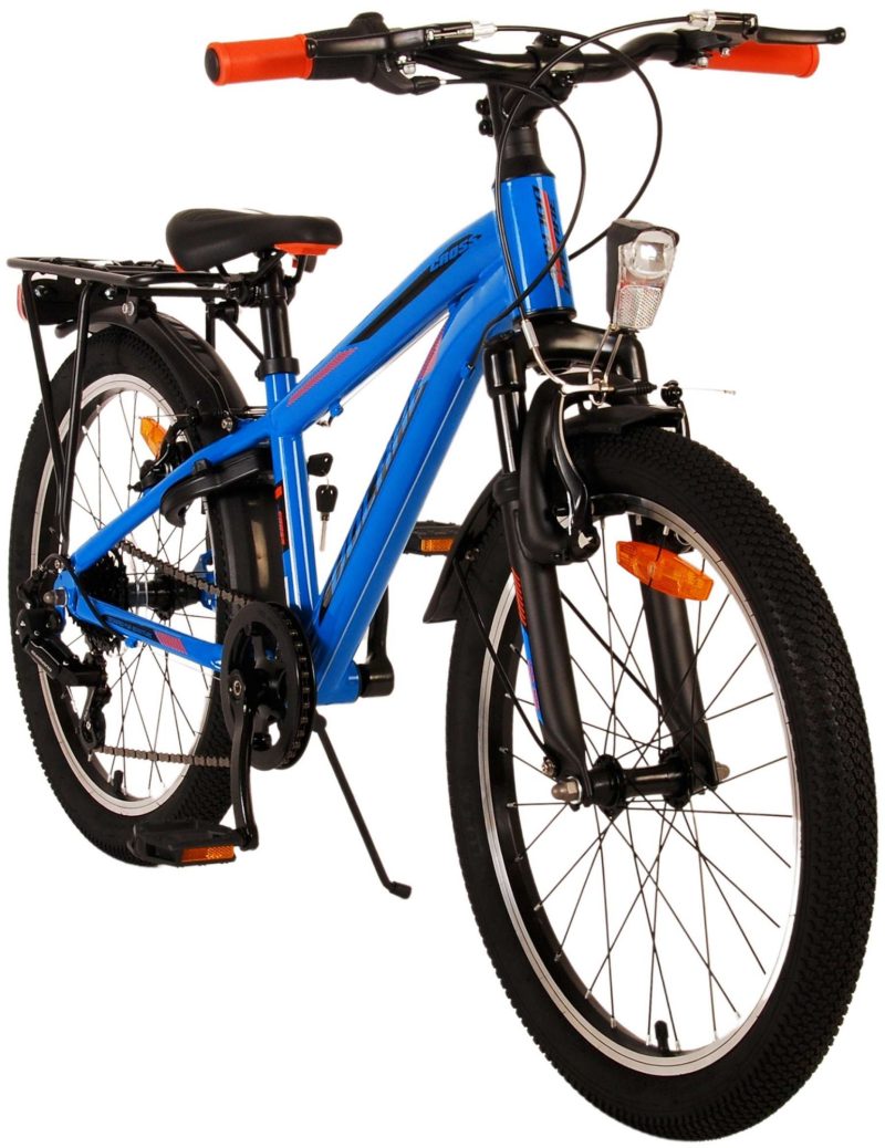 Volare Cross Kinderfiets - Jongens - 20 inch - Blauw - 6 versnellingen