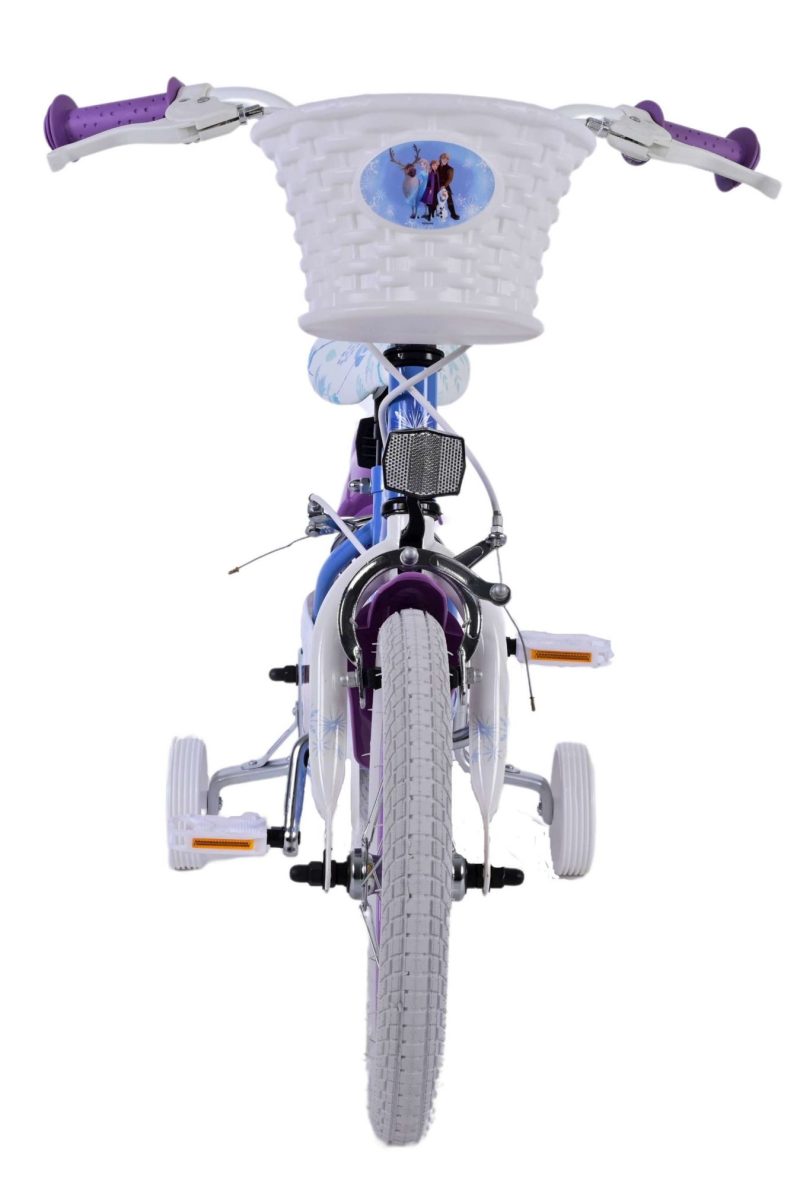 Disney Frozen 2 Kinderfiets - Meisjes - 14 inch - Blauw/Paars - Twee handremmen
