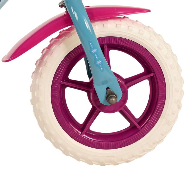 Disney Frozen 2 Kinderfiets - Meisjes - 10 inch - Blauw/Paars - Doortrapper