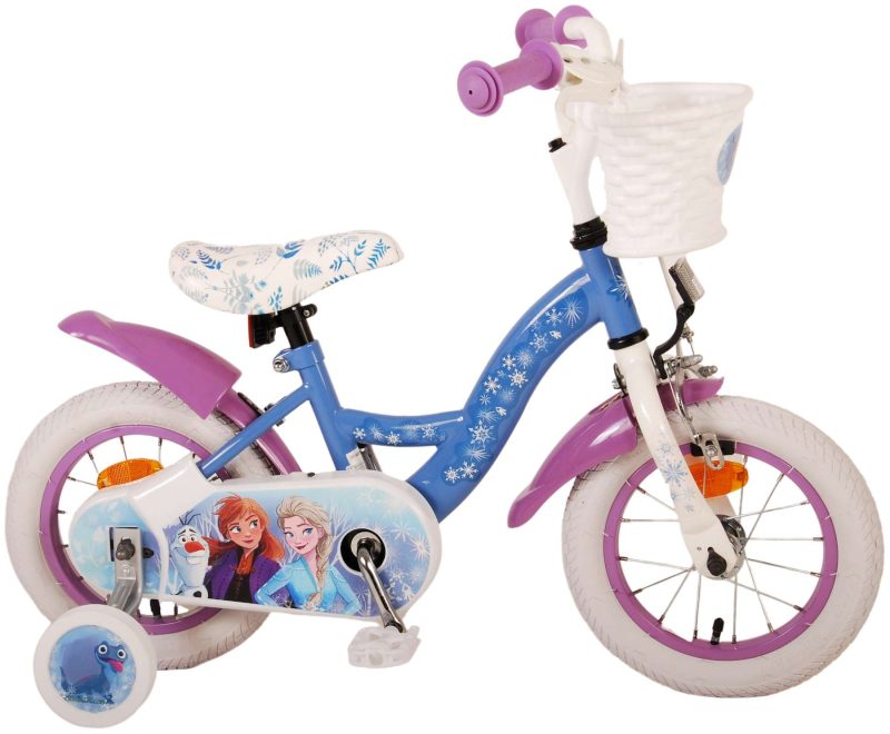 Disney Frozen 2 Kinderfiets - Meisjes - 12 inch - Blauw/Paars