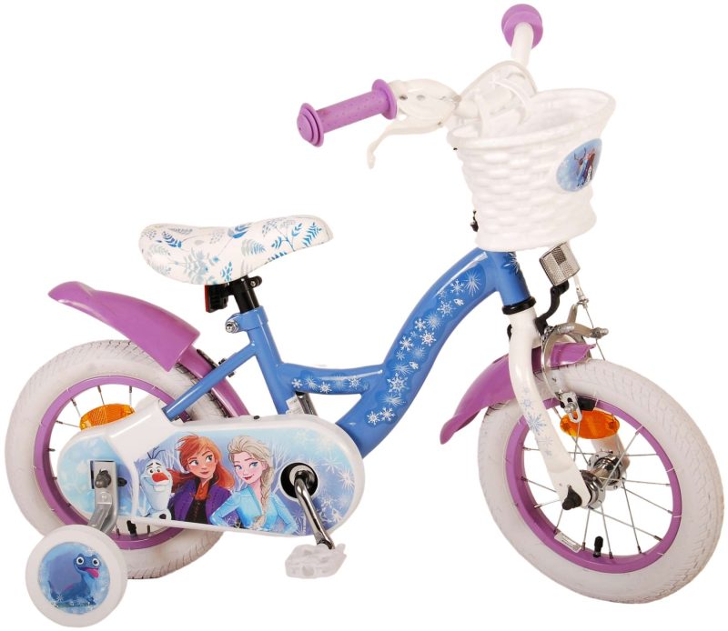 Disney Frozen 2 Kinderfiets - Meisjes - 12 inch - Blauw/Paars