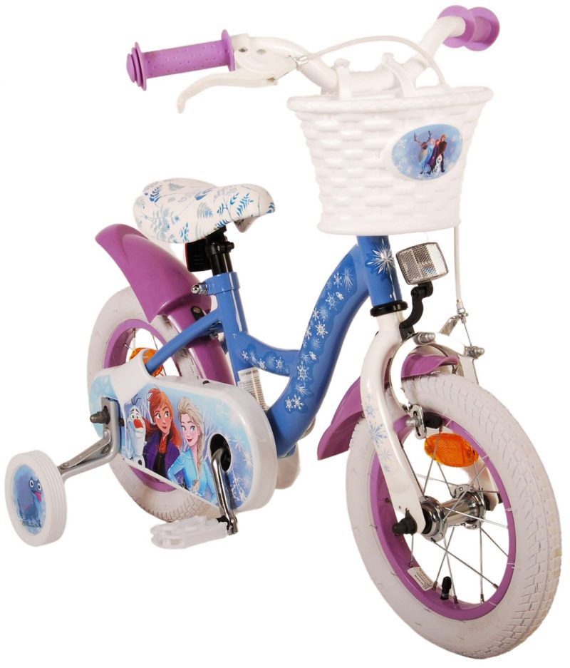Disney Frozen 2 Kinderfiets - Meisjes - 12 inch - Blauw/Paars