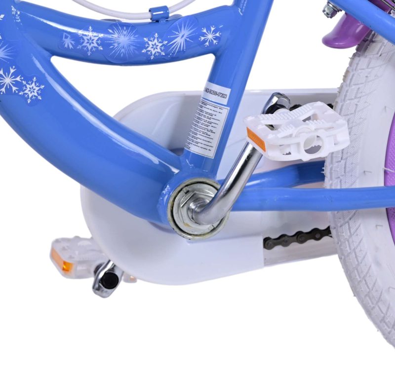 Disney Frozen 2 Kinderfiets - Meisjes - 16 inch - Blauw/Paars - Twee handremmen