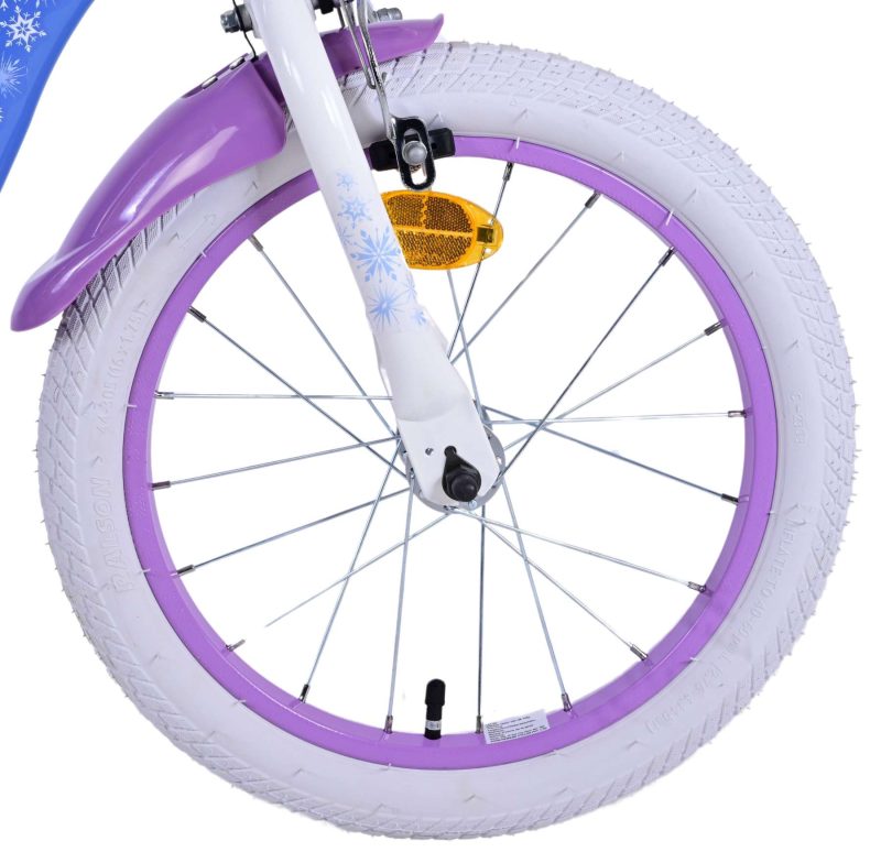 Disney Frozen 2 Kinderfiets - Meisjes - 16 inch - Blauw/Paars - Twee handremmen