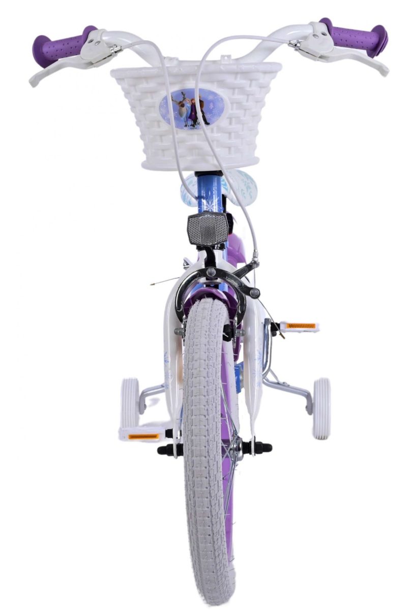 Disney Frozen 2 Kinderfiets - Meisjes - 16 inch - Blauw/Paars - Twee handremmen
