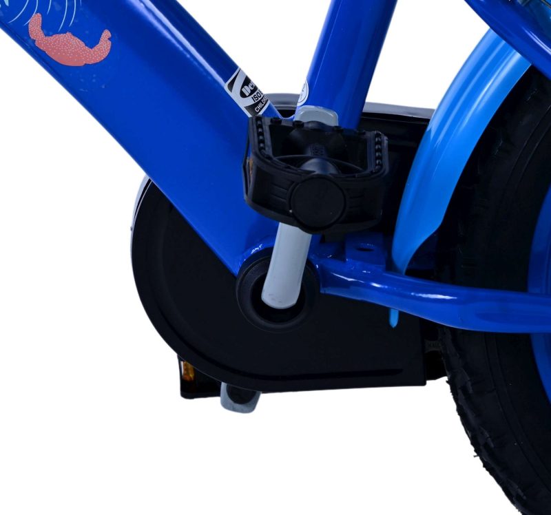 Disney Stitch Kinderfiets - Jongens - 14 inch - Blauw - Twee handremmen