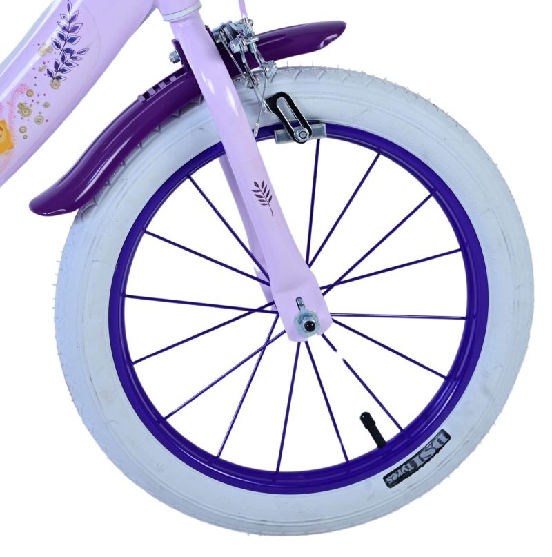 Disney Wish Kinderfiets - Meisjes - 16 inch - Paars - Twee handremmen