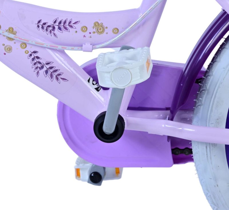 Disney Wish Kinderfiets - Meisjes - 16 inch - Paars - Twee handremmen