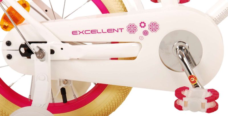 Volare Excellent Kinderfiets - Meisjes - 14 inch - Wit