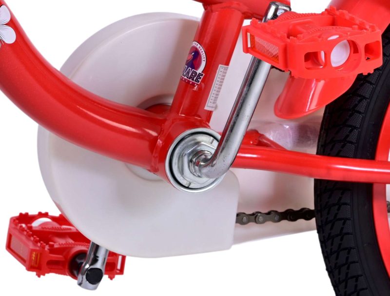Volare Lovely Kinderfiets - Meisjes - 16 inch - Rood Wit