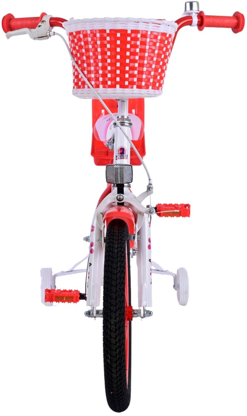 Volare Lovely Kinderfiets - Meisjes - 16 inch - Rood Wit