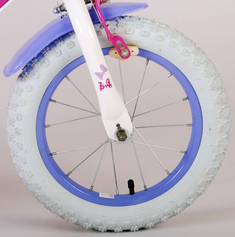 Disney Minnie Cutest Ever! - Kinderfiets - Meisjes - 14 inch - Roze - Twee Handremmen