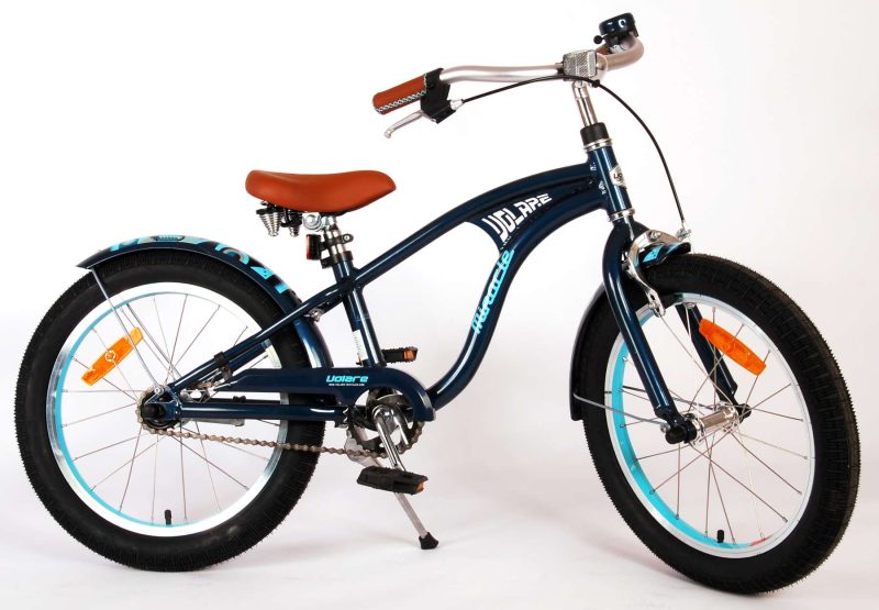 Volare Miracle Cruiser Kinderfiets - Jongens - 18 inch - Mat Blauw - Prime Collection