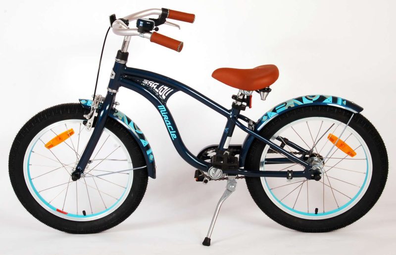 Volare Miracle Cruiser Kinderfiets - Jongens - 18 inch - Mat Blauw - Prime Collection