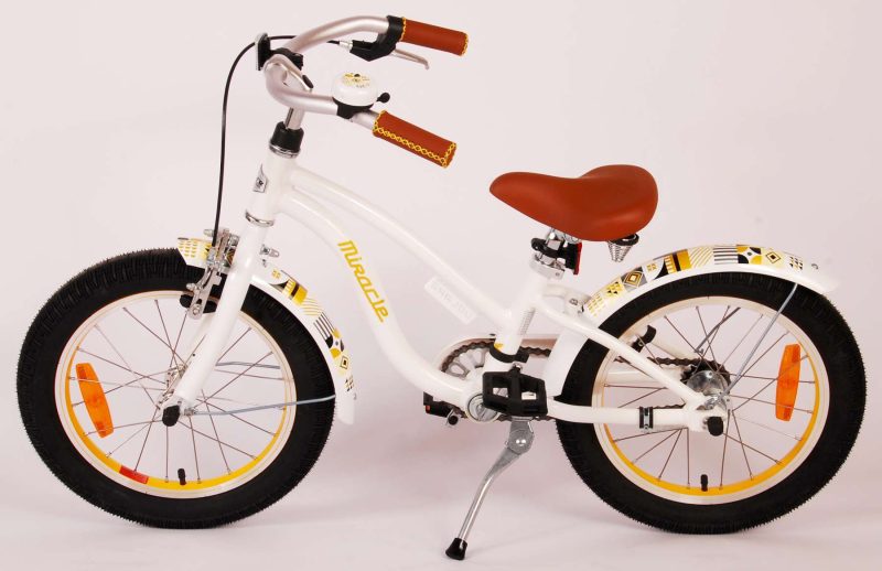 Volare Miracle Cruiser Kinderfiets - Meisjes - 16 inch - Wit - Prime Collection
