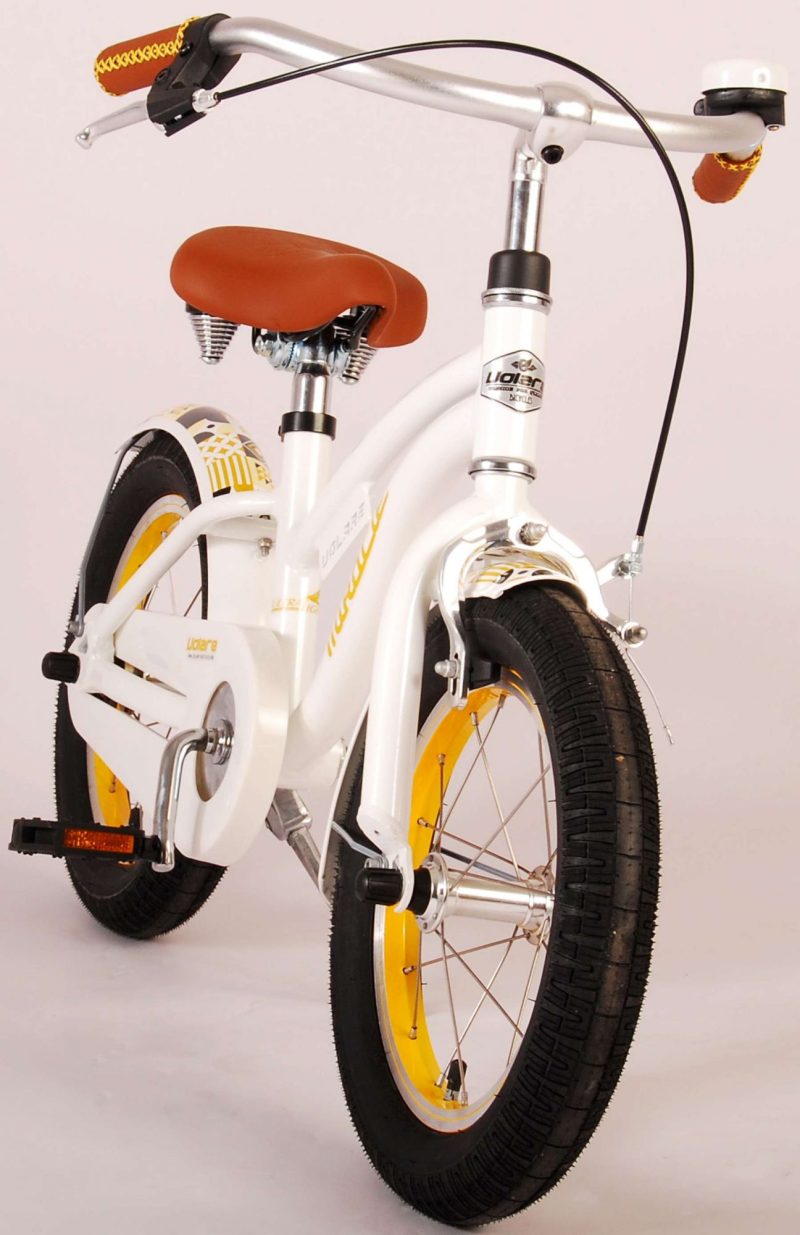 Volare Miracle Kinderfiets - Meisjes - 14 inch - Wit - Prime Collection