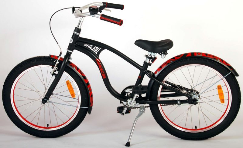Volare Miracle Cruiser Kinderfiets - Jongens - 20 inch - Mat Zwart - Prime Collection