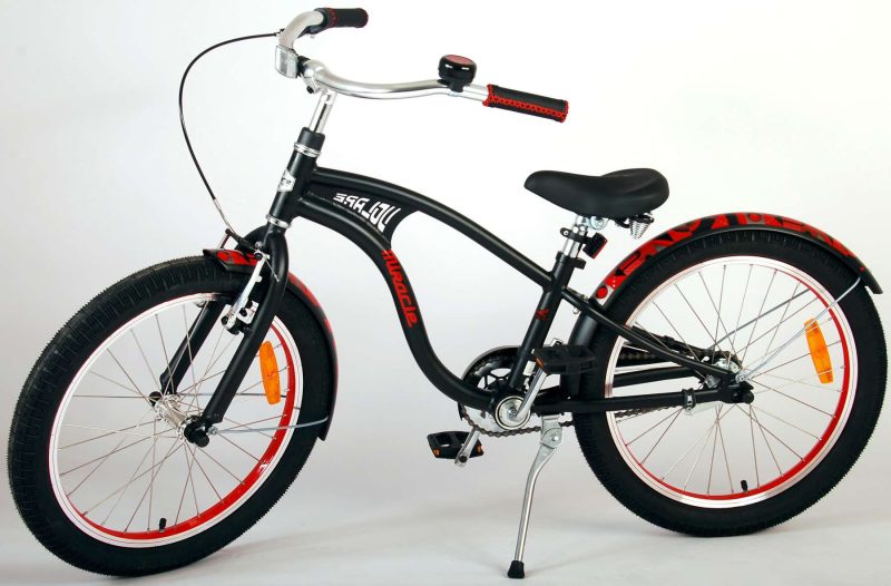 Volare Miracle Cruiser Kinderfiets - Jongens - 20 inch - Mat Zwart - Prime Collection