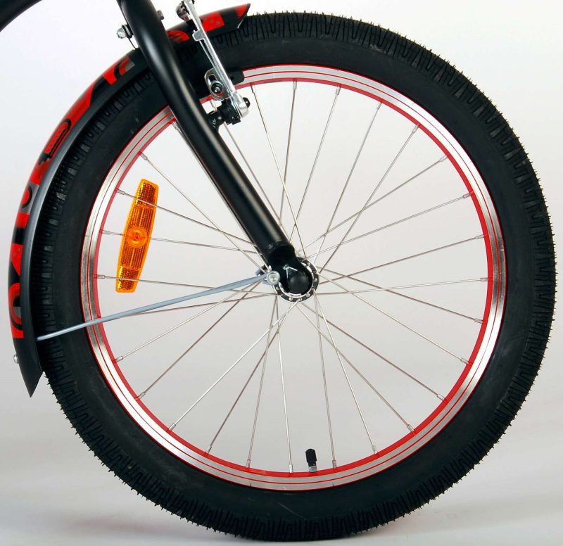 Volare Miracle Cruiser Kinderfiets - Jongens - 20 inch - Mat Zwart - Prime Collection