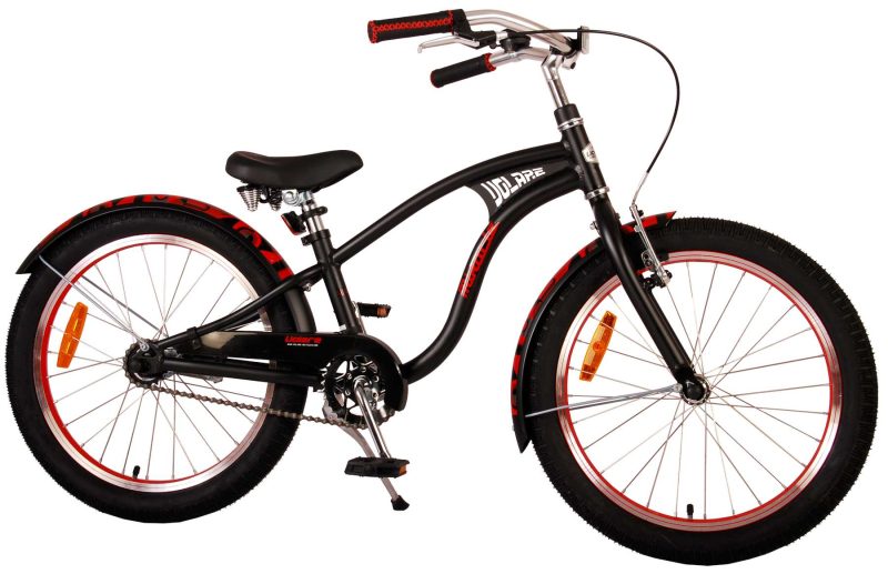 Volare Miracle Cruiser Kinderfiets - Jongens - 20 inch - Mat Zwart - Prime Collection