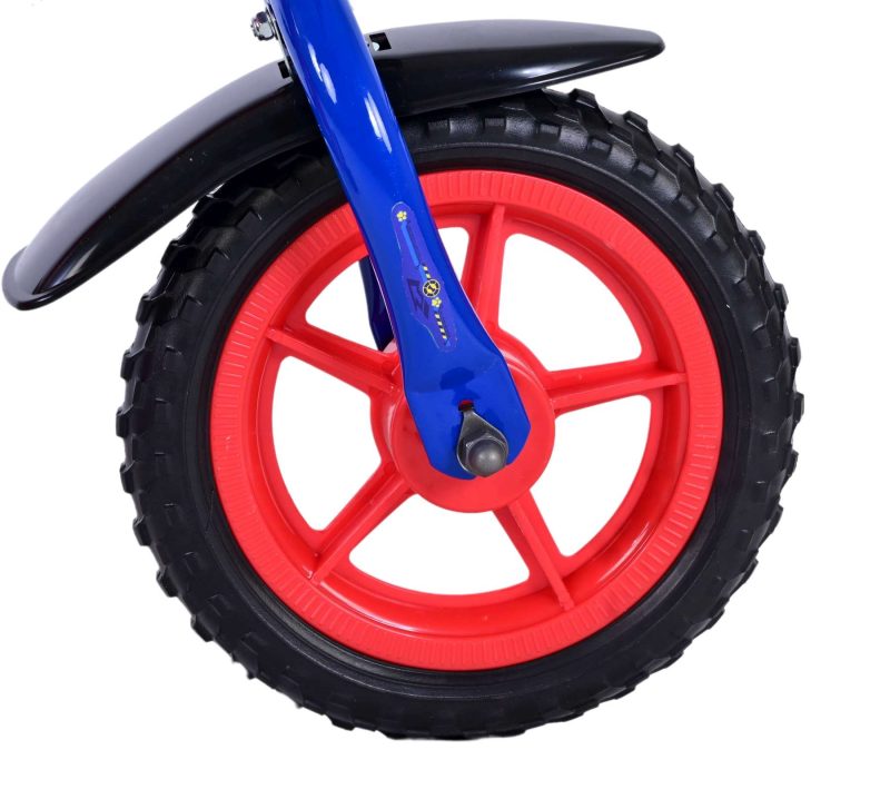 Paw Patrol Kinderfiets - Jongens - 10 inch - Rood/Blauw - Doortrapper