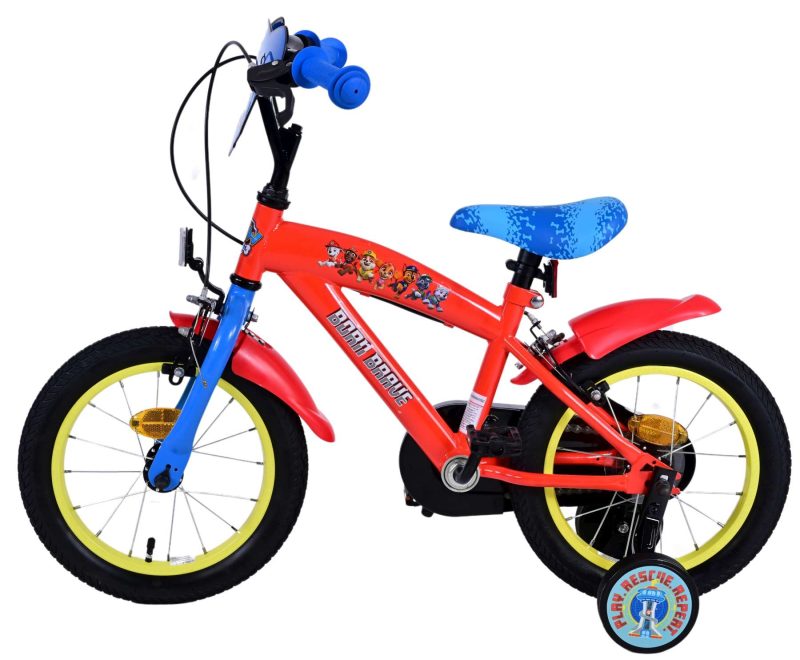 Paw Patrol Kinderfiets - Jongens - 14 inch - Twee handremmen