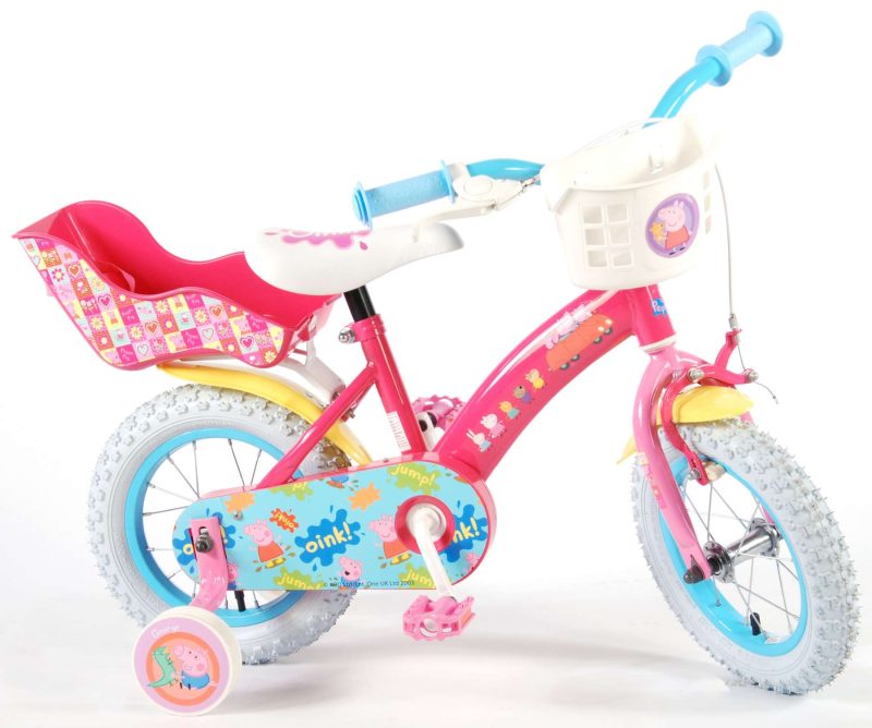 Peppa Pig Kinderfiets - Meisjes - 12 inch - Roze