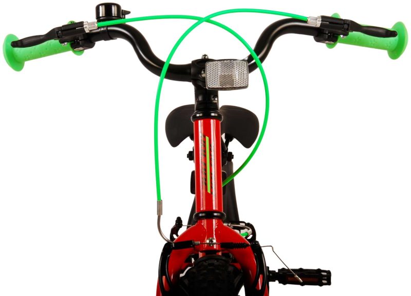 Volare Rocky Kinderfiets - Jongens - 14 inch - Rood - Twee handremmen