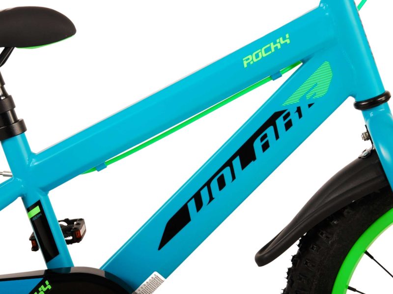 Volare Rocky Kinderfiets - Jongens - 16 inch - Groen - Twee handremmen