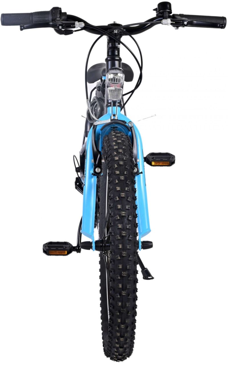 Volare Rocky Kinderfiets - 20 inch - Blauw Zwart - 85% afgemonteerd - 6 speed - Prime Collection