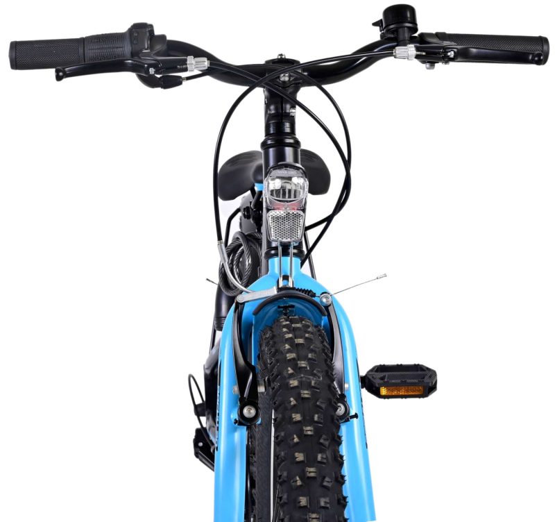Volare Rocky Kinderfiets - 20 inch - Blauw Zwart - 85% afgemonteerd - 6 speed - Prime Collection