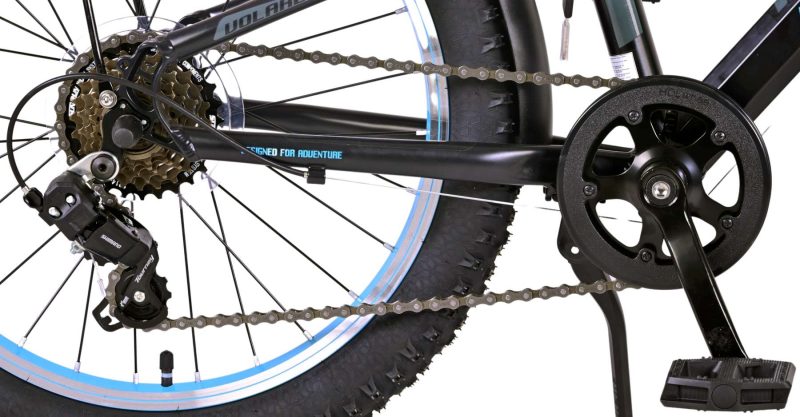 Volare Rocky Kinderfiets - 20 inch - Blauw Zwart - 85% afgemonteerd - 6 speed - Prime Collection