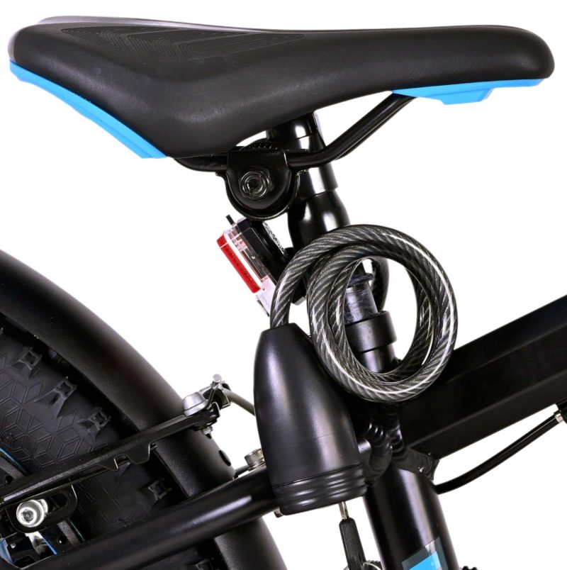 Volare Rocky Kinderfiets - 20 inch - Blauw Zwart - 85% afgemonteerd - 6 speed - Prime Collection